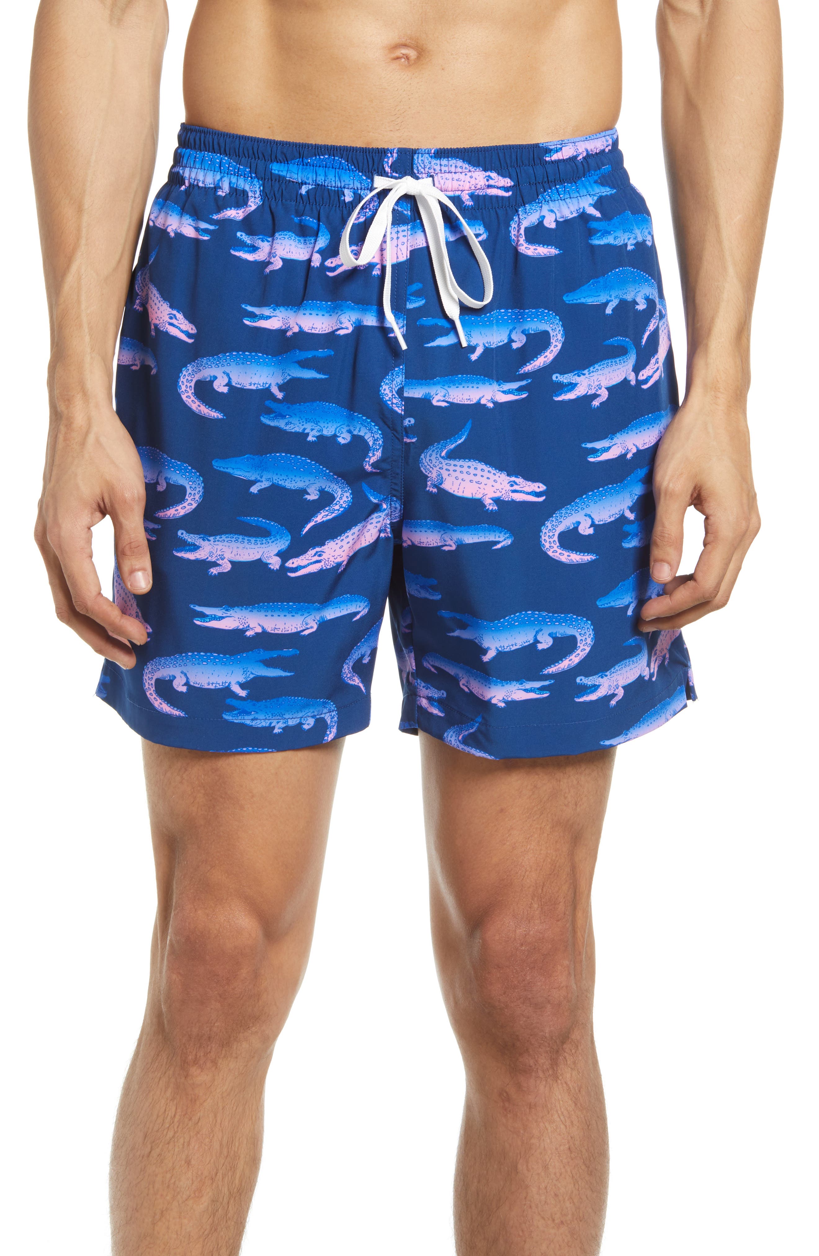 Comfortable Beach Shorts with Pockets Mens 100% Polyester Tigers Beachwear 